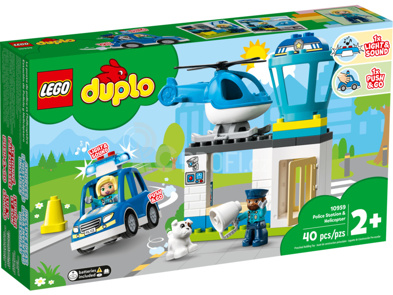 LEGO DUPLO - Policejní stanice a vrtulník