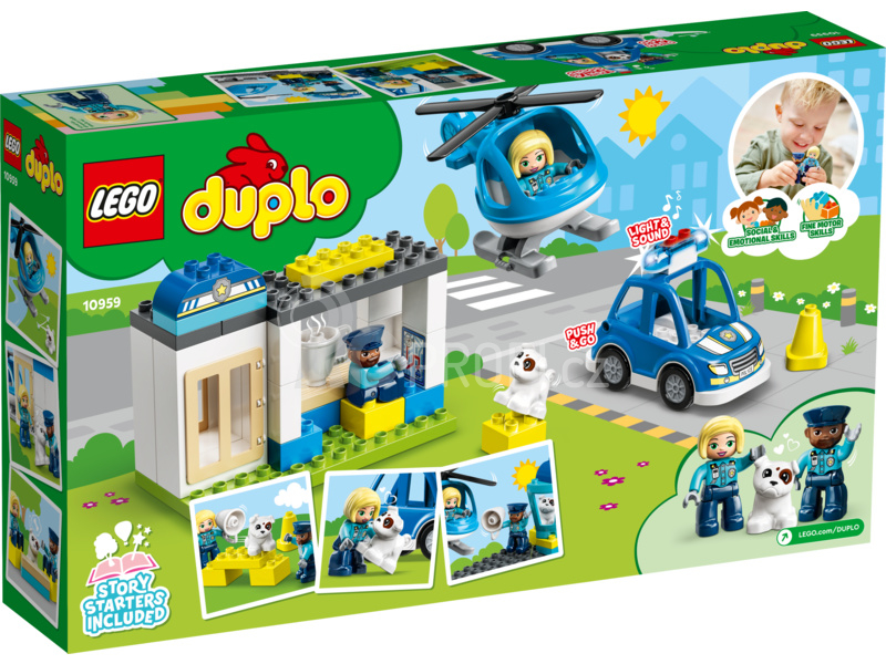 LEGO DUPLO - Policejní stanice a vrtulník