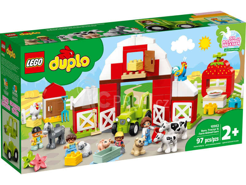 LEGO DUPLO - Stodola, traktor a zvířátka z farmy