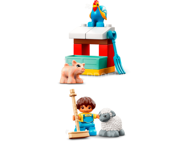 LEGO DUPLO - Stodola, traktor a zvířátka z farmy