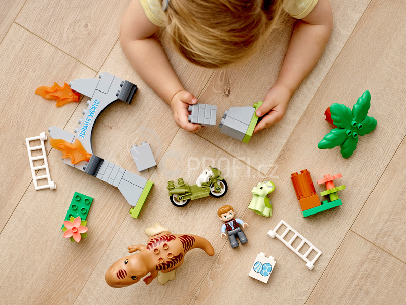 LEGO DUPLO - T-Rex a Triceratops na útěku