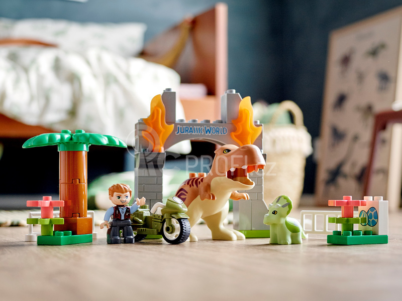 LEGO DUPLO - T-Rex a Triceratops na útěku