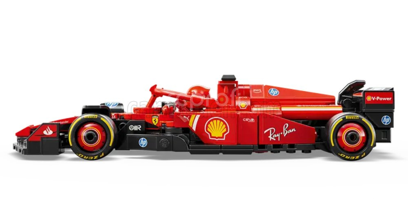 Lego Ferrari Lego Speed Champion - F1  Sf-24 Team Scuderia Ferrari Season 2024 - 275 Pezzi - 275 Pcs 1:25 Červená Černá