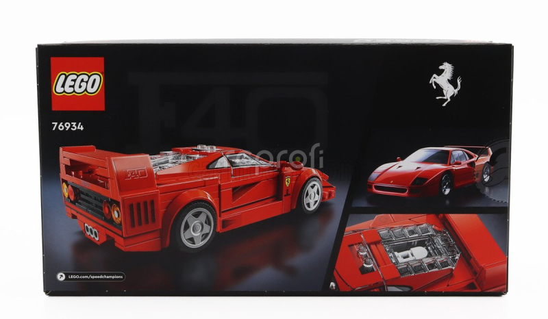 Lego Ferrari Lego Speed Champion - F40 1987 1:29 Red