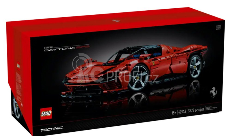 Lego Ferrari Lego Technic - Daytona Sp3 2022 - 3778 Pezzi - 3778 Pieces 1:8 Red