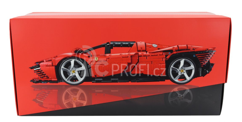 Lego Ferrari Lego Technic - Daytona Sp3 2022 - 3778 Pezzi - 3778 Pieces 1:8 Red