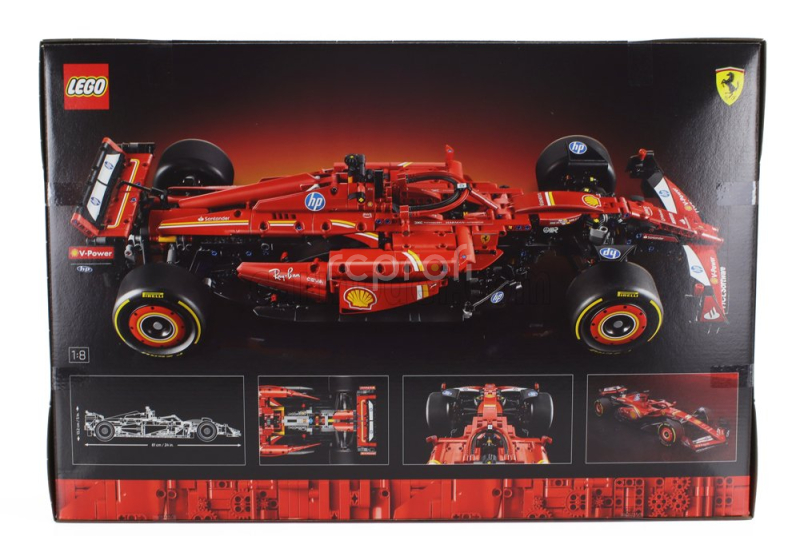 Lego Ferrari Lego Technic - F1  Sf-24 Team Scuderia Ferrari Season 2024 - 1361 Pezzi - 1361 Pcs Červená Černá