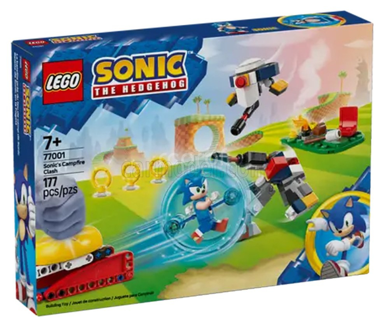 Lego Figures Sonic The Hedgehog - Sonic's Campfire Clash - 177 Pezzi - 177 Pcs Různé