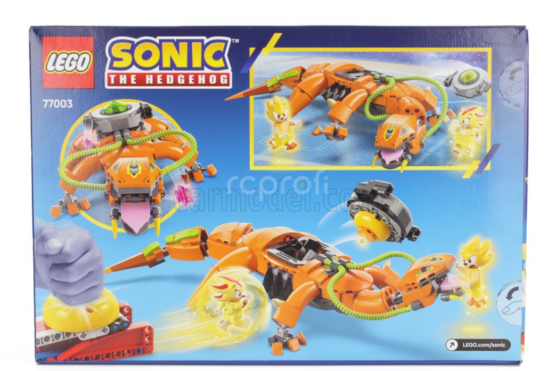 Lego Figures Sonic The Hedgehog - Super Shadow Vs Biolizard - 419 Pezzi - 419 Pcs Orange