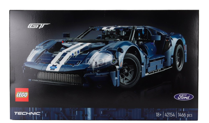 Lego Ford usa Lego Technic - Gt 2022 - 1466 Pezzi - 1466 Pcs 1:12 Modrá Bílá