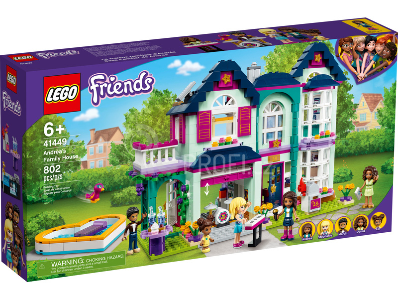 LEGO Friends - Andrea a její rodinný dům