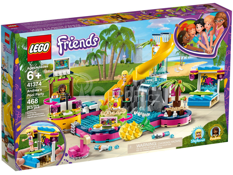 LEGO Friends - Andrea a party u bazénu