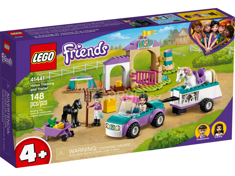 LEGO Friends - Auto s přívěsem a výcvik koníka