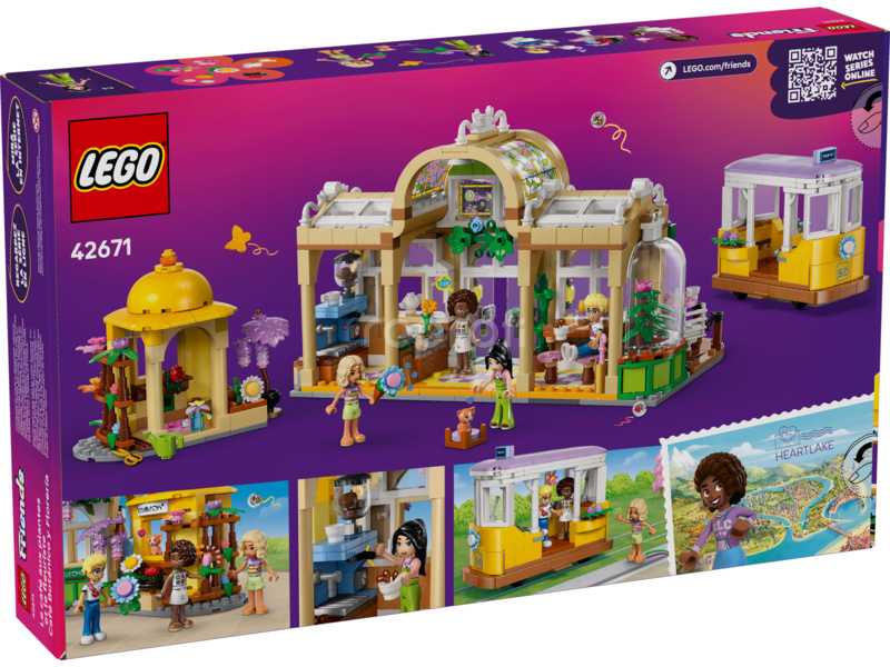 LEGO Friends - Kavárna plná rostlin a květinářství