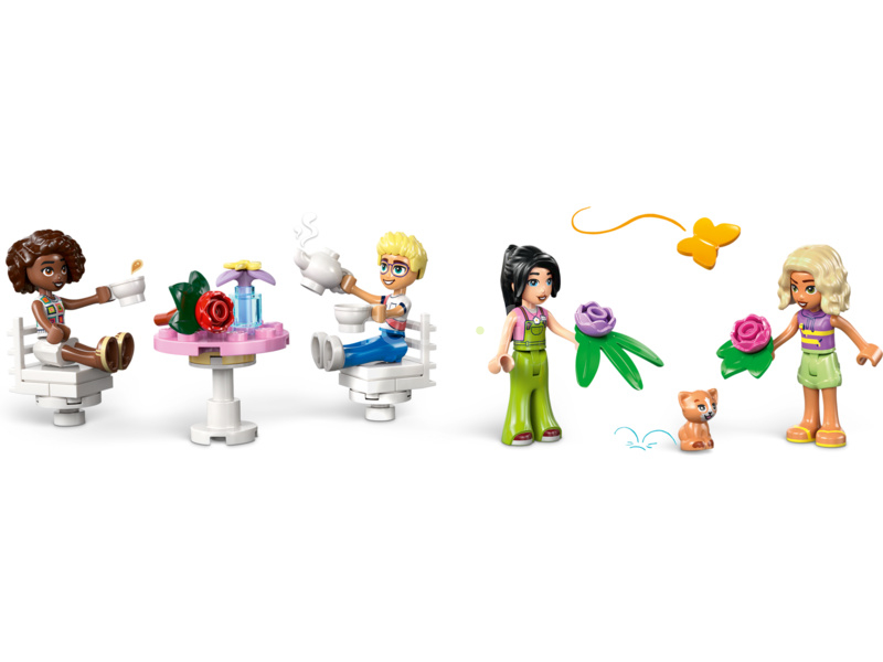 LEGO Friends - Kavárna plná rostlin a květinářství
