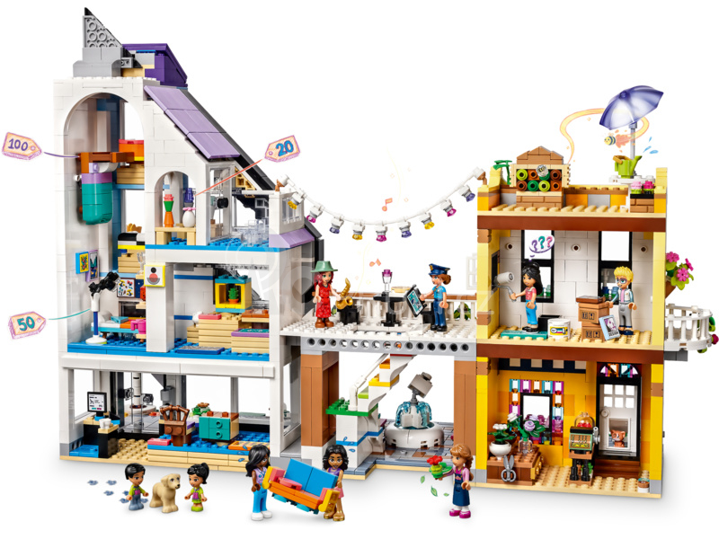 LEGO Friends - Květinářství a design studio v centru města