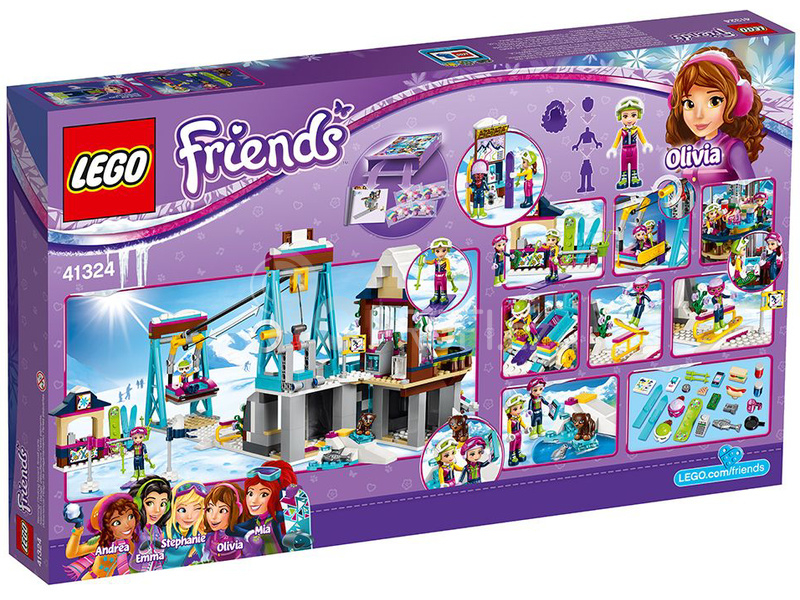LEGO Friends - Lyžařský vlek v zimním středisku