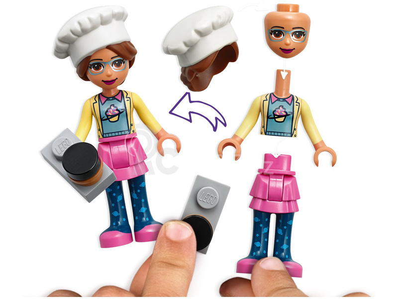 LEGO Friends - Olivia a kavárna s dortíky