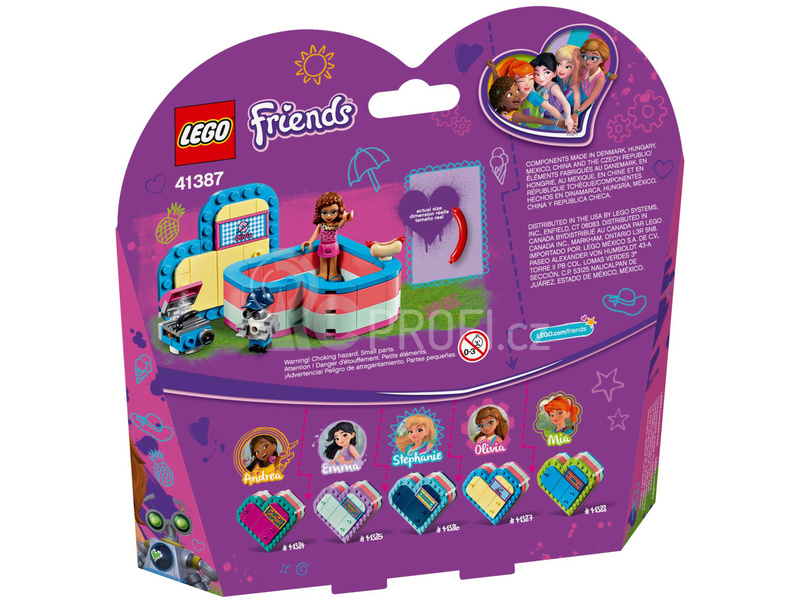 LEGO Friends - Olivia a letní srdcová krabička