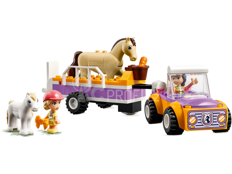 LEGO Friends - Přívěs s koněm a poníkem