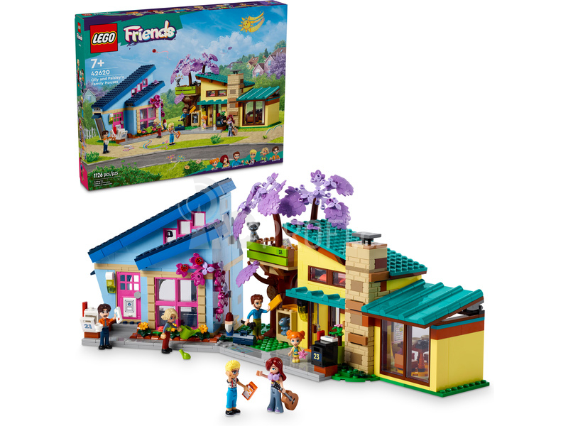 LEGO Friends - Rodinné domy Ollyho a Paisley