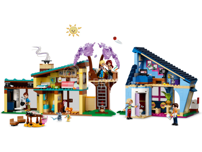 LEGO Friends - Rodinné domy Ollyho a Paisley