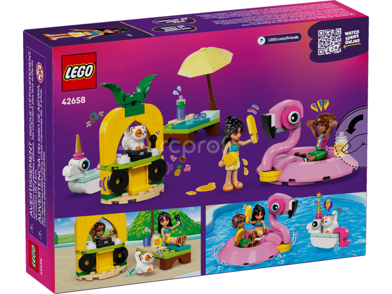 LEGO Friends - Zábava u bazénu s jednorožcem a plameňákem