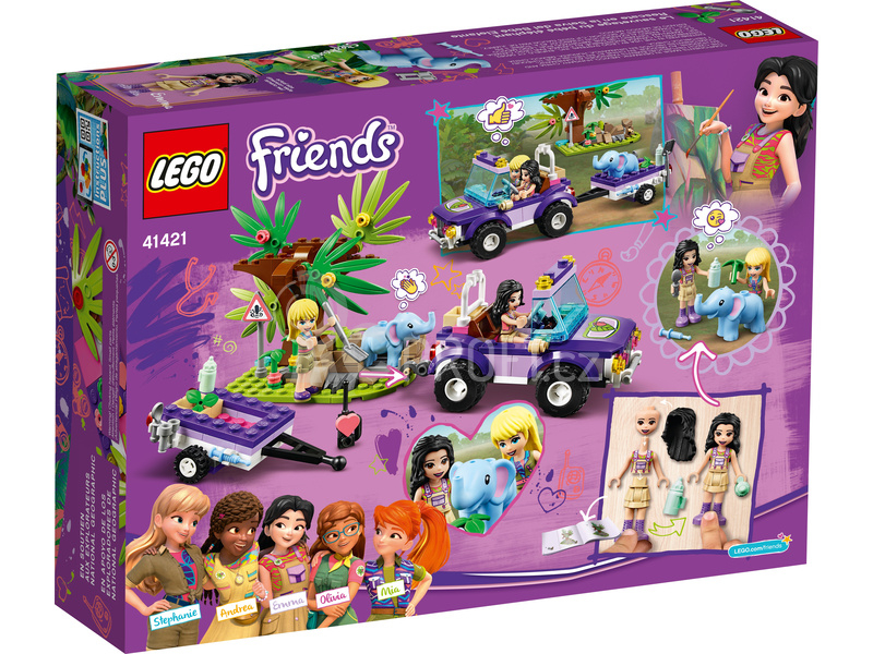 LEGO Friends - Záchrana slůněte v džungli