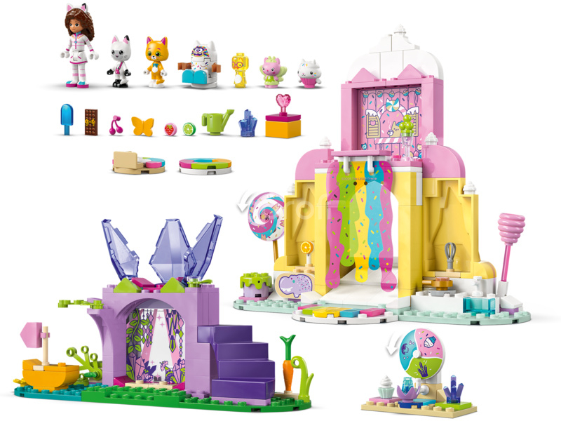LEGO Gábinin kouzelný domek - Cukrová hora a Kočičí zahrádka