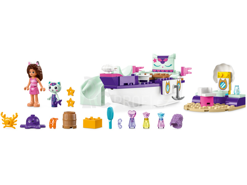 LEGO Gábinin kouzelný domek - Gábi a Rybočka na luxusní lodi