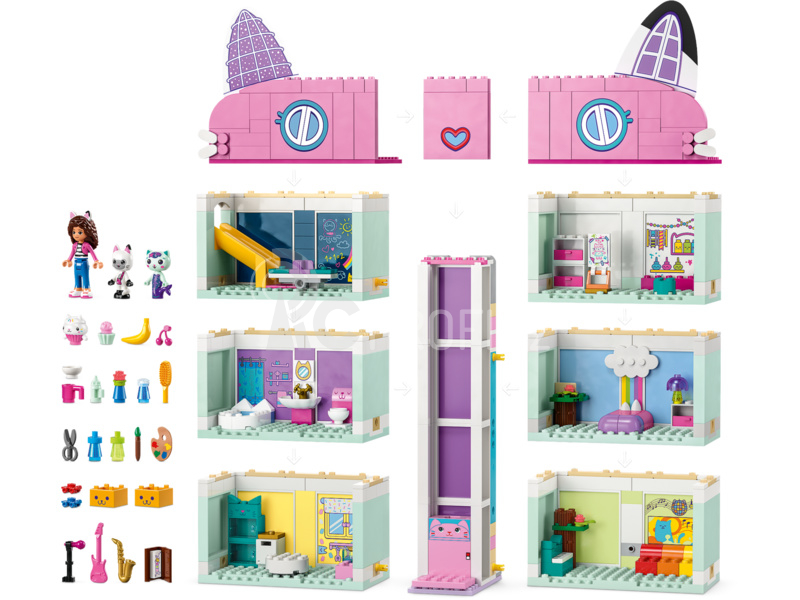LEGO Gábinin kouzelný domek - Gábinin kouzelný domek