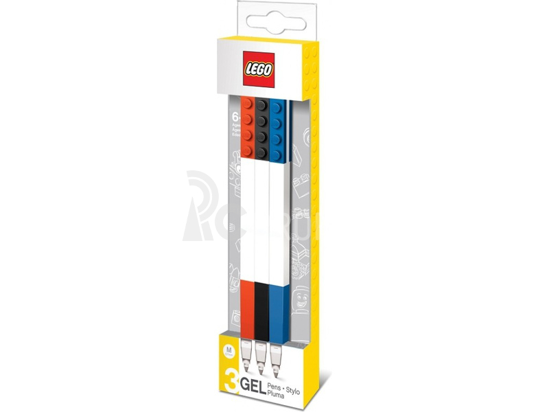 LEGO gelová pera mix barev 3ks