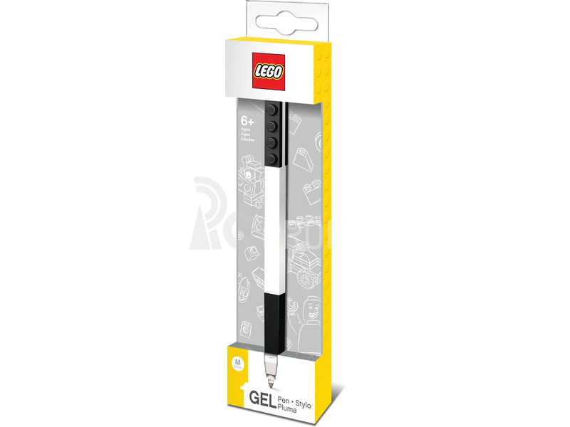 LEGO gelové pero, černé 1 ks