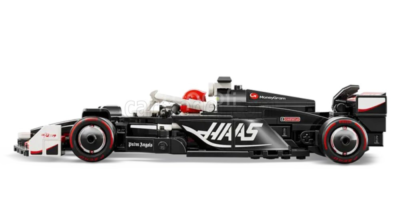 Lego Haas Lego Speed Champion - F1  Fw24 Team Moneygram Haas Season 2024 - 242 Pezzi - 242 Pcs Černá Bílá