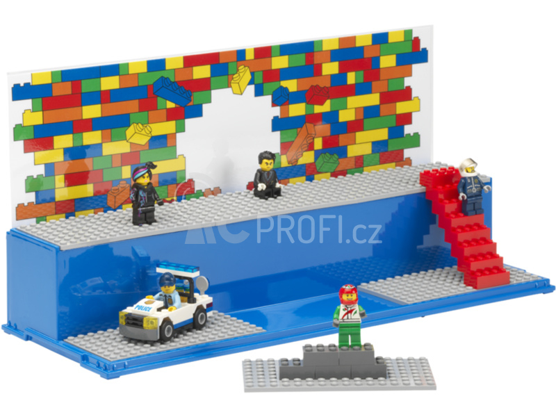 LEGO herní a sběratelská skříňka - Iconic modrá