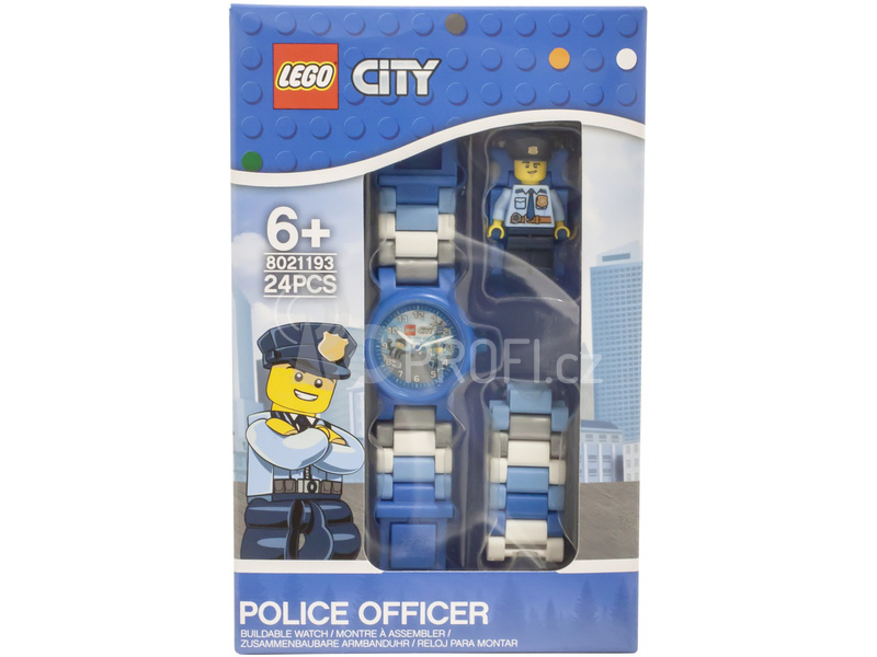 LEGO hodinky - City Police Officer