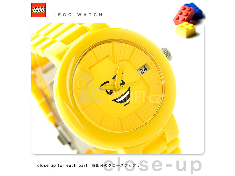 LEGO hodinky pro dospělé - Happiness Yellow
