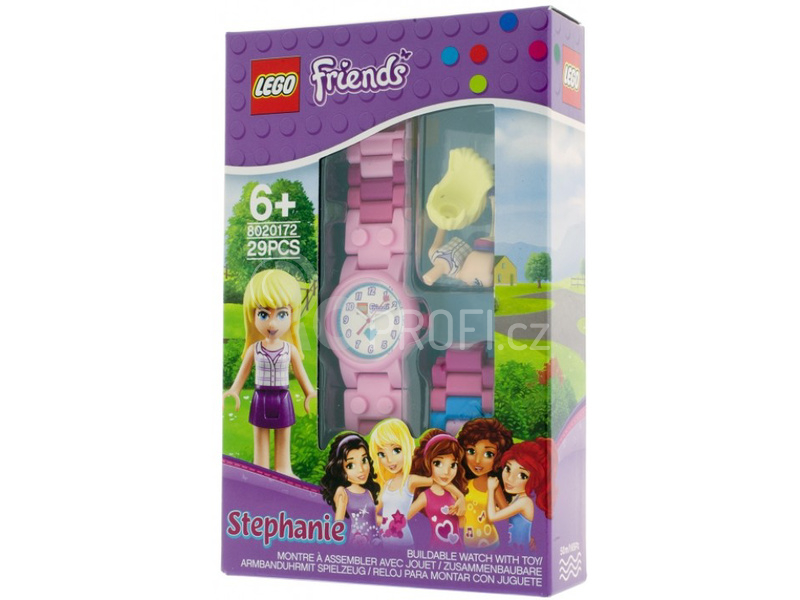 LEGO hodinky s minifigurkou - Friends Stephanie