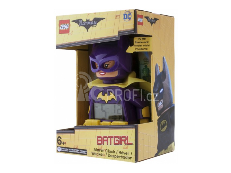 LEGO hodiny s budíkem - Batman Movie Batgirl