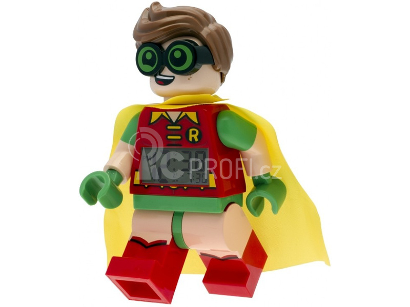 LEGO hodiny s budíkem - Batman Movie Robin