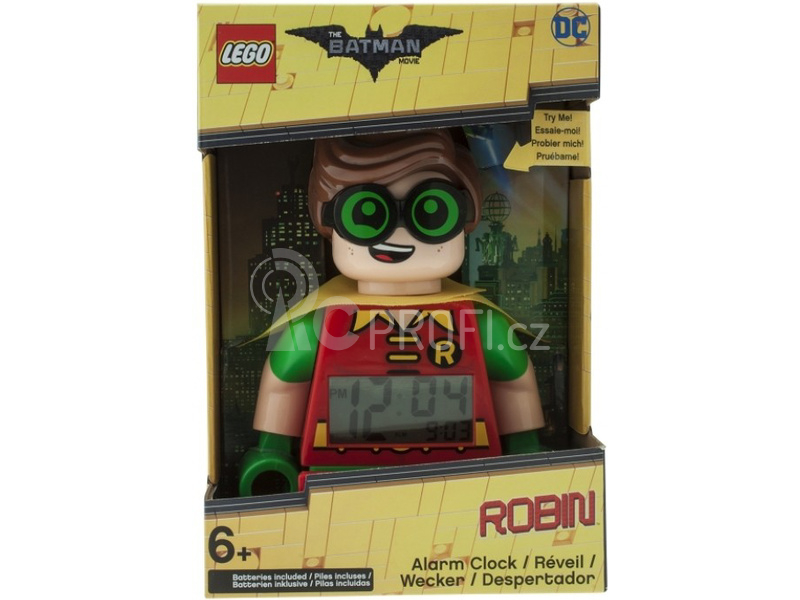 LEGO hodiny s budíkem - Batman Movie Robin