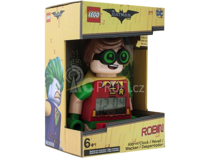 LEGO hodiny s budíkem - Batman Movie Robin