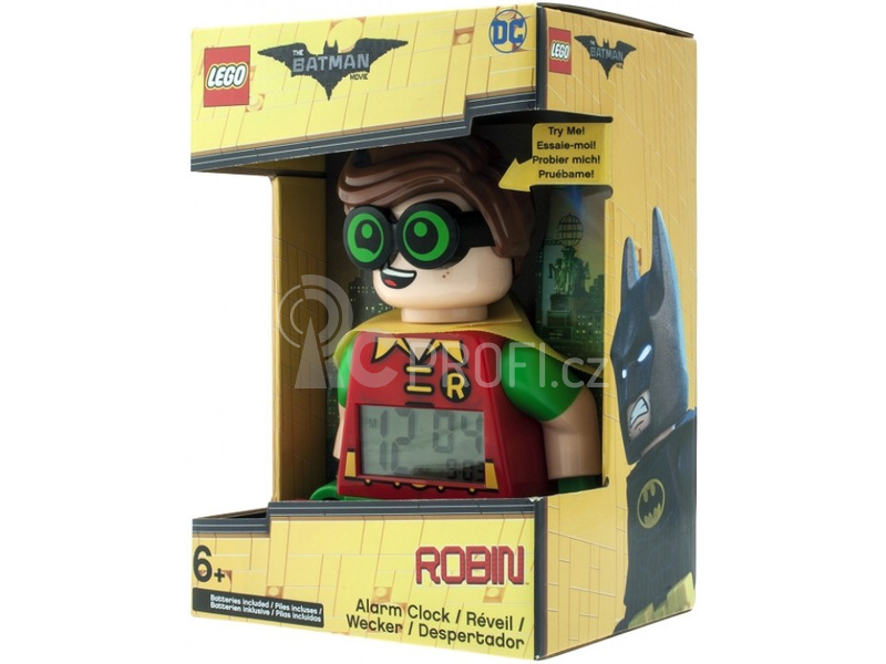 LEGO hodiny s budíkem - Batman Movie Robin