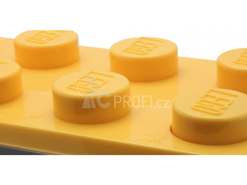 LEGO hodiny s budíkem - Brick žluté