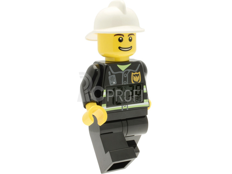 LEGO hodiny s budíkem City Fireman