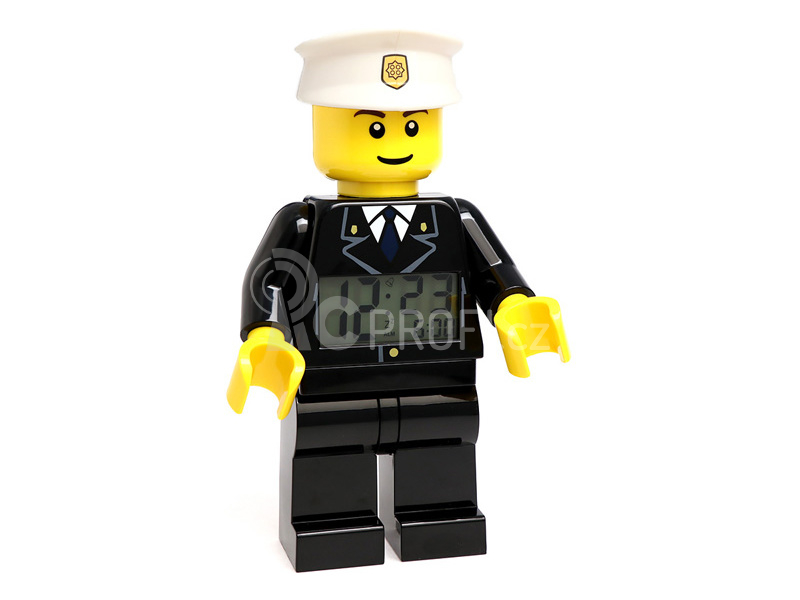 LEGO hodiny s budíkem - City Policeman