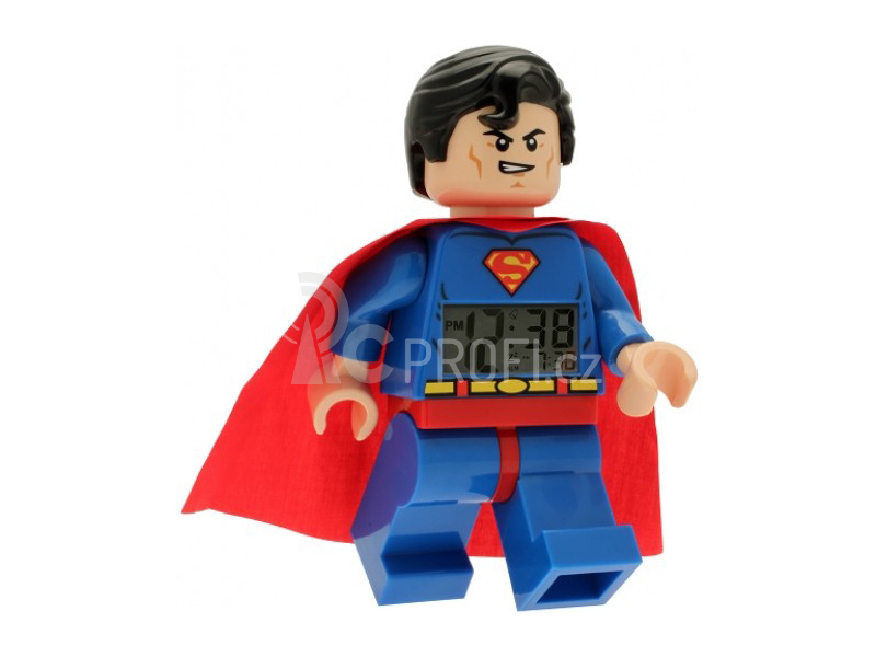 LEGO hodiny s budíkem DC Super Heroes Superman