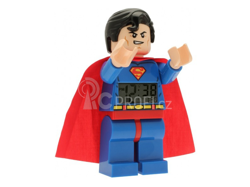 LEGO hodiny s budíkem DC Super Heroes Superman