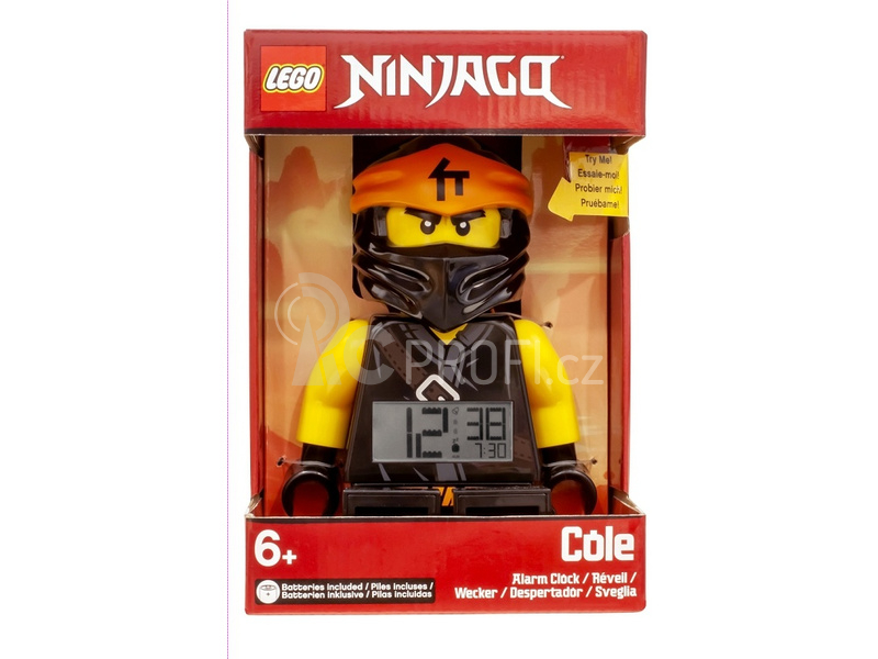 LEGO hodiny s budíkem Ninjago Cole