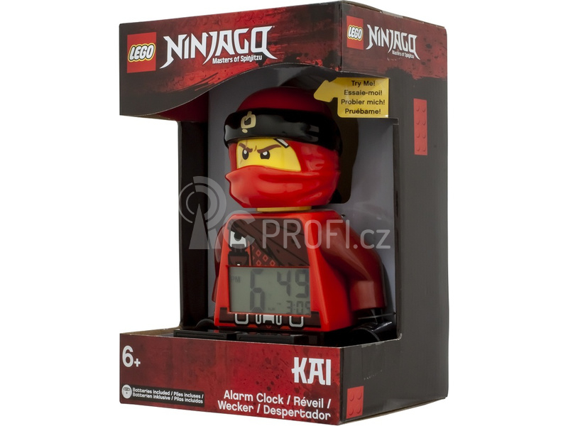 LEGO hodiny s budíkem - Ninjago Kai